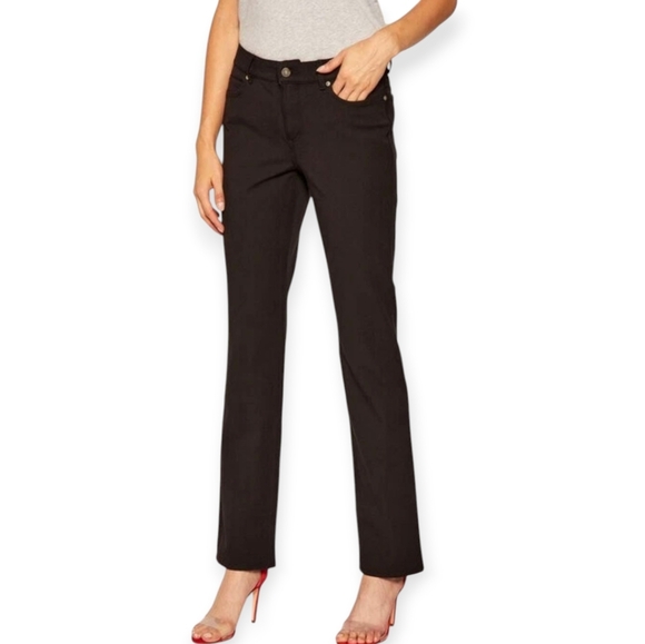 Escada Sport Linda Straight Leg Black Jeans GE 36 (6 US) - Picture 1 of 16